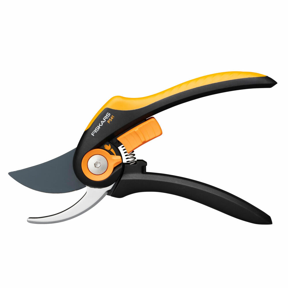 Fiskars Plus SmartFit Bypass-Gartenschere P541, Bypassschere, Zweigschere, Gartenwerkzeug, Stahl, FiberComp-Kunststoff, Orange, 1057169