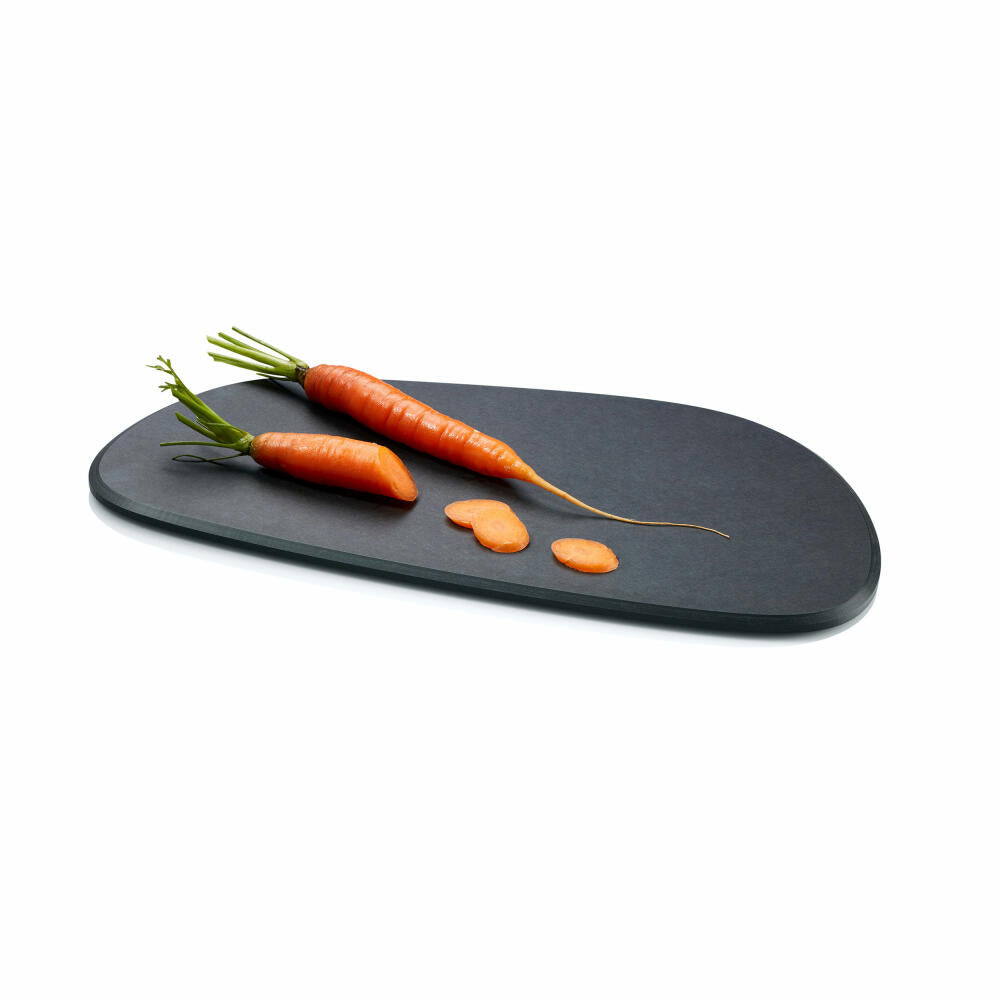 Continenta Duracore cutting board, kitchen board, serving board, wood paper fiber, black, 31.8 x 17.8 cm, 5322