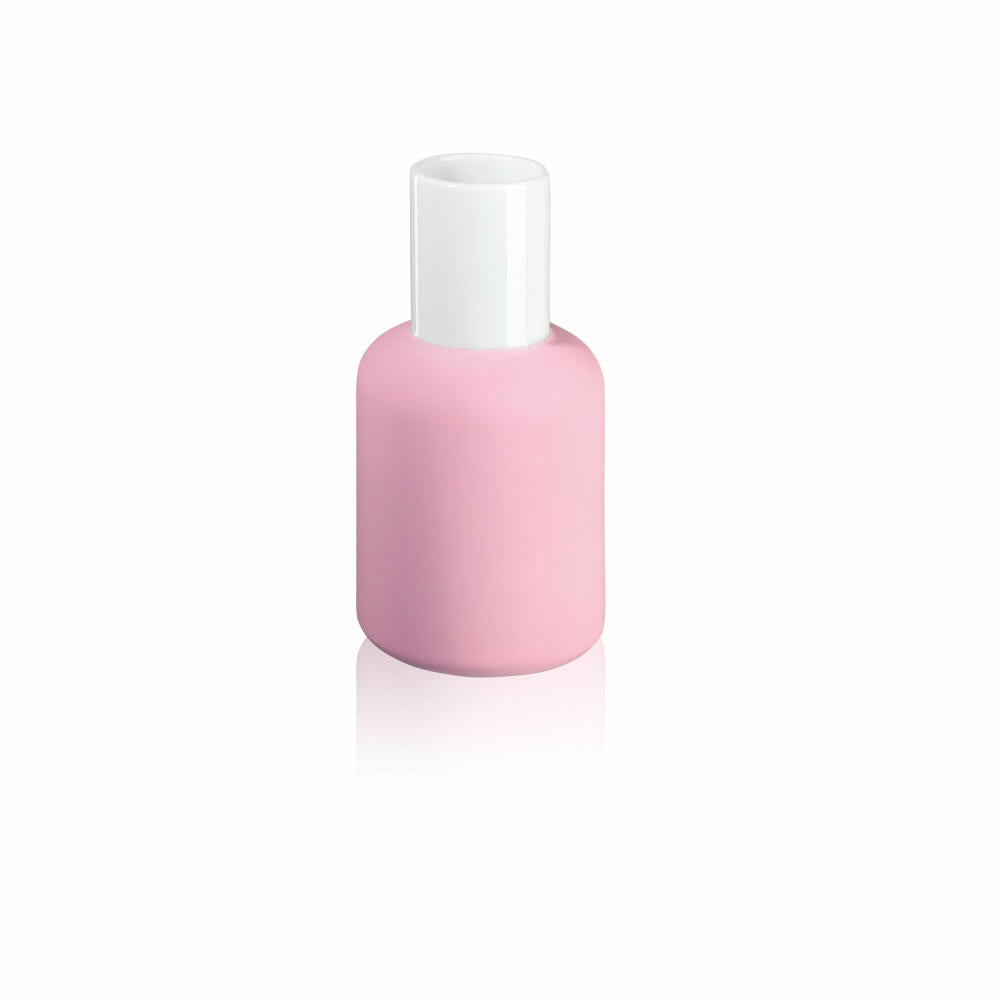 ASA Selection beauty Nailpolish Vase Pink, Blumenvase, Tischvase, Dekovase, Porzellan, H 12 cm, 46210019