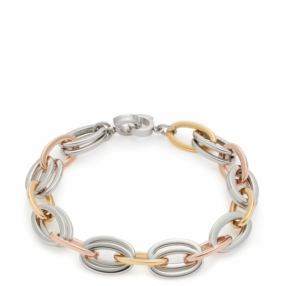 Leonardo Jewels Armband Valesca Darlins Clip & Mix, Armreif, Arm Band, Schmuck, Edelstahl IP gold rosegold, Mehrfarbig, 018118