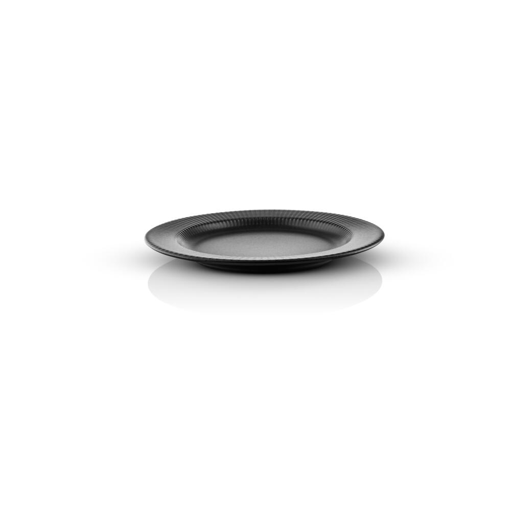 Eva Trio cake plate Legio Nova, plate, dessert plate, stoneware, black, 19 cm, 787217