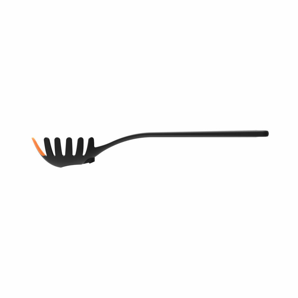 Fiskars Functional Form Pastalöffel mit Silikonspitze, Spaghettilöffel, Küchenhelfer, 1027301