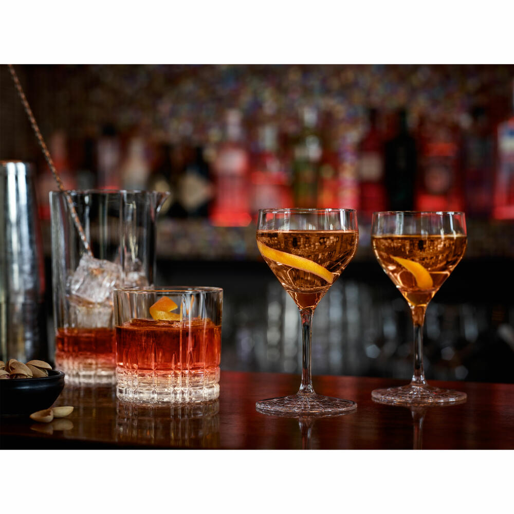 Spiegelau Perfect Serve Collection Nick &amp; Nora glass, set of 4, cocktail glass, cocktail glass, crystal glass, 150 ml, 4500156