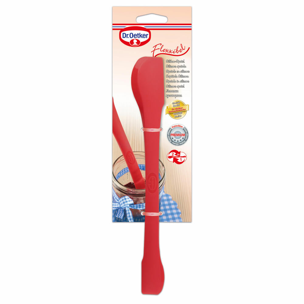 Dr. Oetker Flexxible silicone spatula, kitchen helper, platinum silicone, 1925