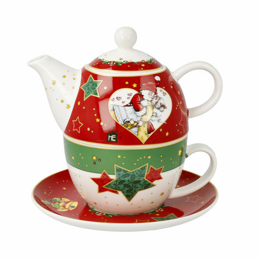 Goebel tea set Tea for One Mary Engelbreit - Home Sweet Home 3-piece, fine bone china, colorful, 350 ml, 66725051