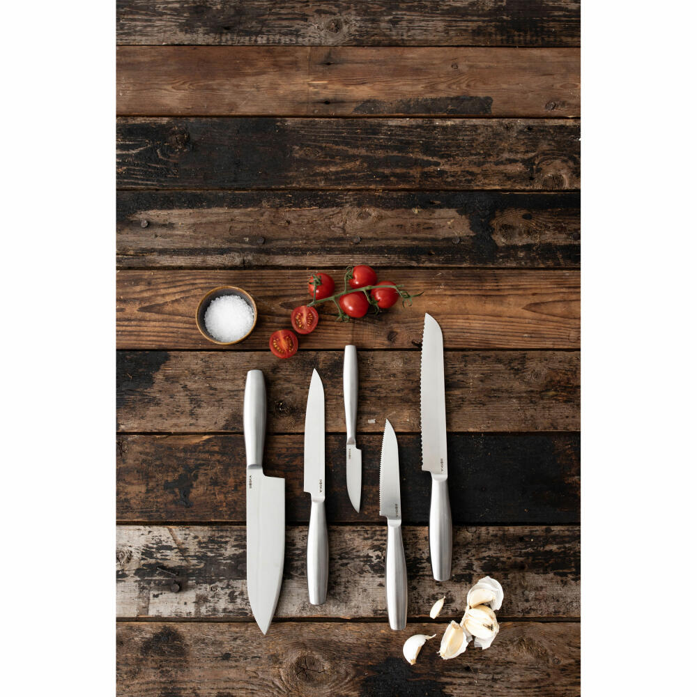 Boska kitchen knife set Copenhagen 5-piece, knife, stainless steel, silver-colored, 357685