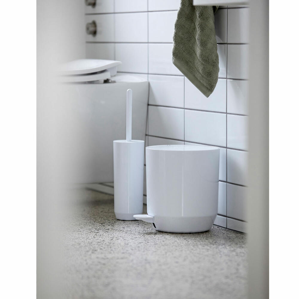 Zone Denmark Pedal Bin Suii, Pedal Bin, Trash can, Cosmetic bin, Bathroom bin, Plastic, White, 4 L, 332175