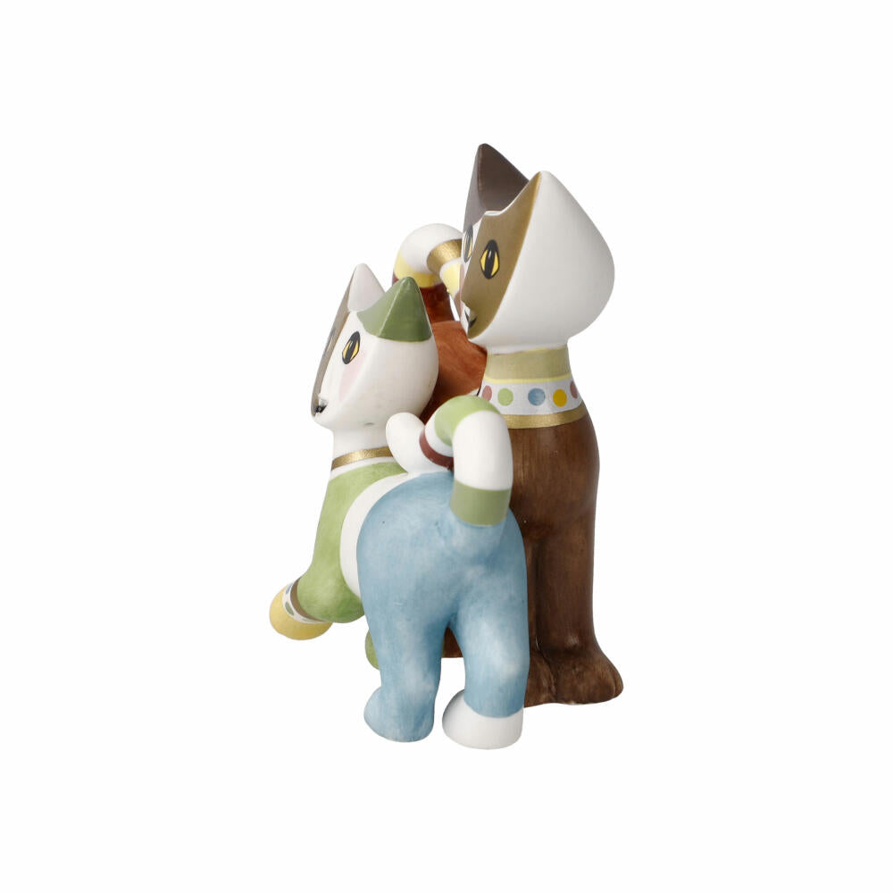 Goebel Figur Rosina Wachtmeister - Minikatzen Mio e Bea, Biskuitporzellan, Bunt, 7.5 cm, 31400841