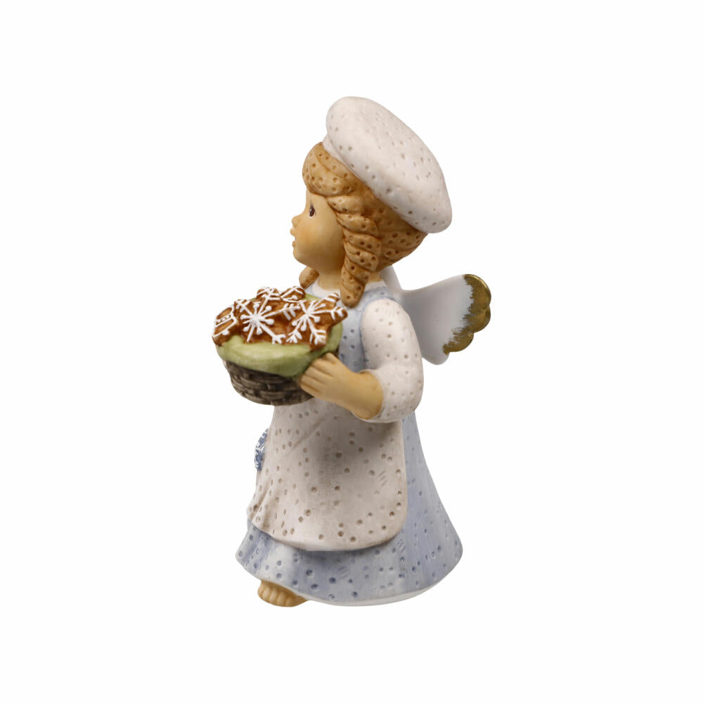 Goebel Angel Home-Baked, Decorative Figure, Porcelain, Colorful, 11 cm, 11750951