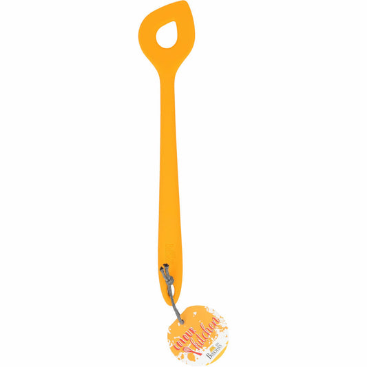 Birkmann Colour Kitchen Stirring Spoon, Cooking Spoon, Silicone with Metal Core, Orange, 29.5 cm, 422247