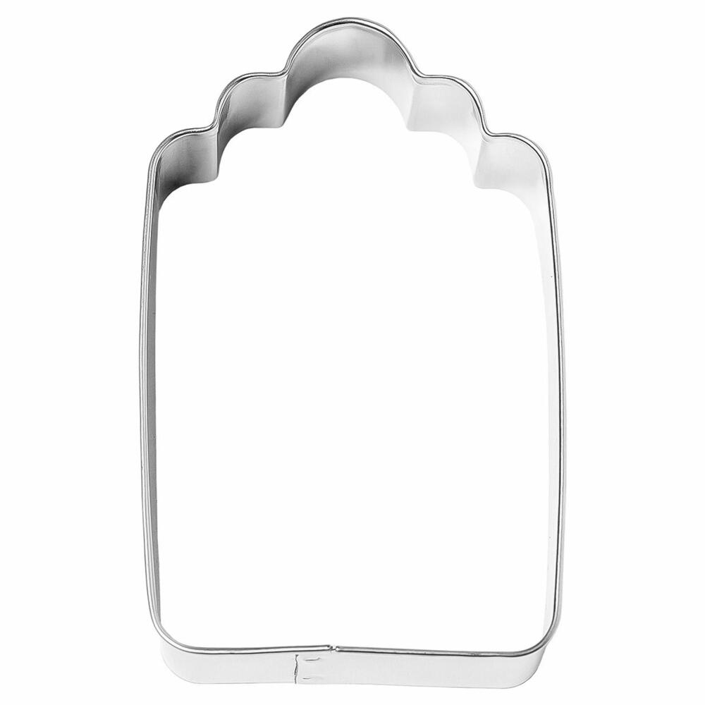 Birkmann Cookie Cutter Label Avantgarde Large, Cookie Cutter, Cookie Mold, Biscuit, Cookies, Stainless Steel, 8.5 cm, 196940