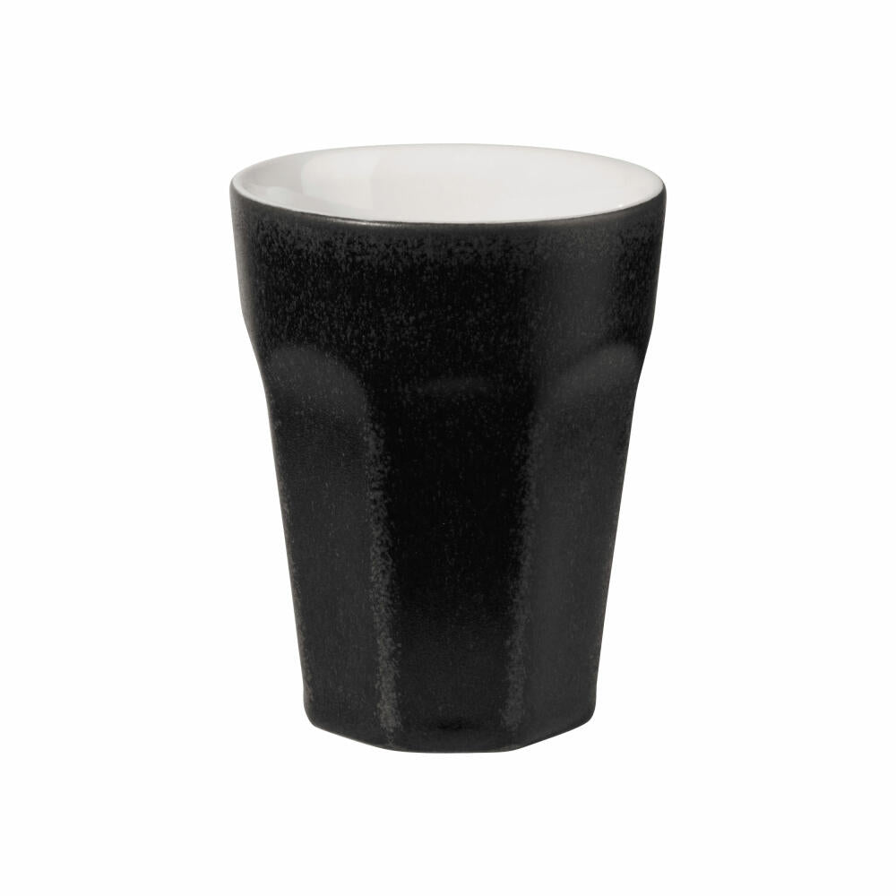 ASA Selection ti amo colore Becher Espresso, Espressobecher, Kaffeetasse, Tasse, Steingut, Black Iron, 100 ml, 5079174