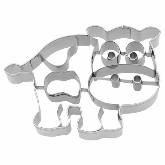 Birkmann cookie cutter cow, with internal embossing, cookie cutter, cookie shape, biscuit, cookies, stainless steel, 7.5 cm, 198272