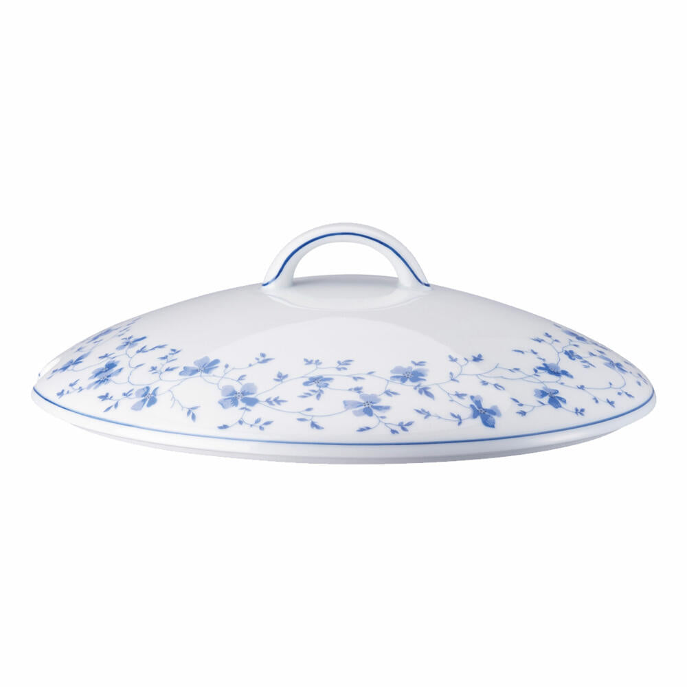 Arzberg Form 1382 Lid for Terrine 2.65 L, Replacement Part, Spare Part, Blue Flowers, Porcelain, 41382-607671-11022