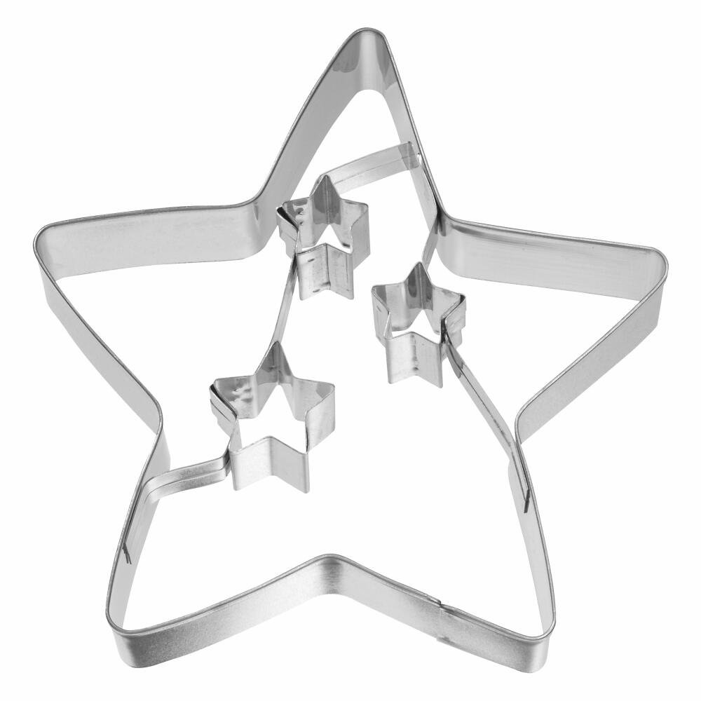 Birkmann cookie cutter Christmas star, cookie cutter, cookie shape, biscuit, cookies, stainless steel, 10.5 cm, 195516