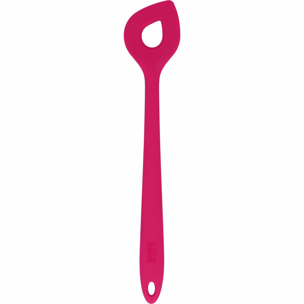 Birkmann Colour Kitchen Stirring Spoon, Cooking Spoon, Silicone with Metal Core, Granita, 29.5 cm, 422278