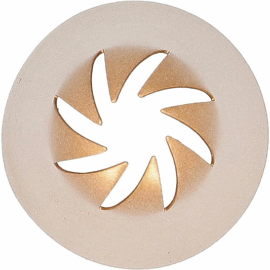 Birkmann Rosentülle Nr.42, Spritztülle, Garniertülle, Backzubehör, Edelstahl, Kupferfarben, Ø 8 mm, 409156