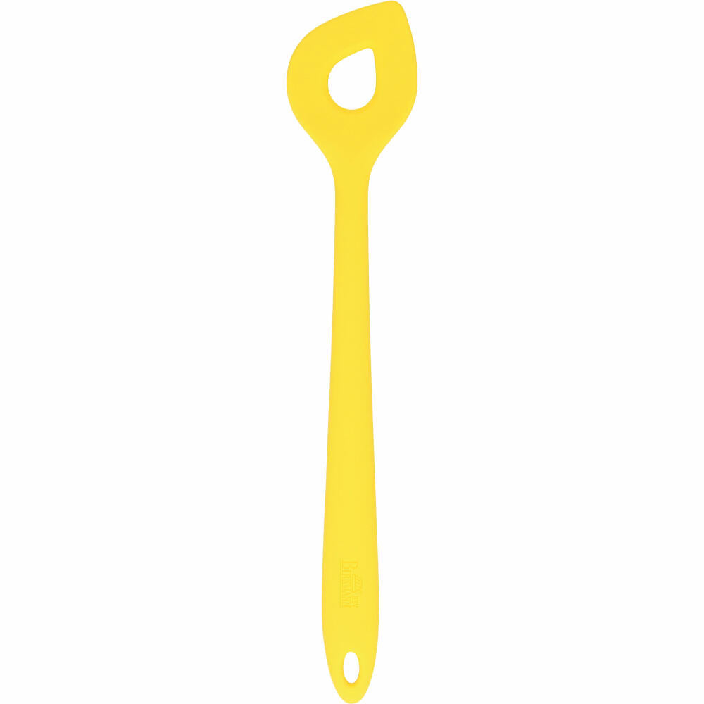 Birkmann Colour Kitchen Stirring Spoon, Cooking Spoon, Silicone with Metal Core, Yellow, 29.5 cm, 422223