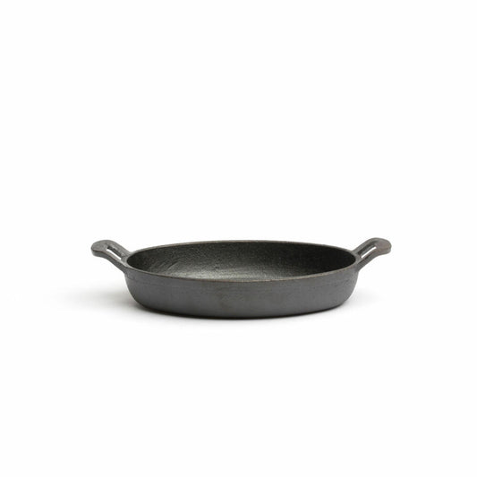 Comas Mini Pan Tradicion Oval 18 x 12.6 cm, Cast Iron Pan, Frying Pan, Cast Iron, 7507