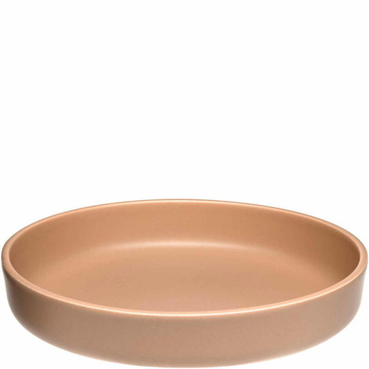 Leonardo Keramikteller Tief ROMA, Teller, Speiseteller, Pastateller, Keramik, Apricot, 20 cm, 027265