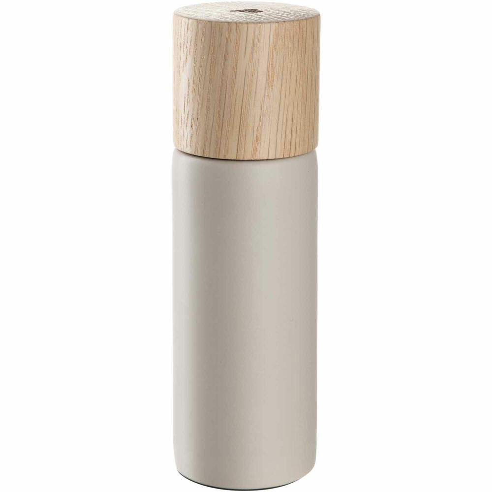 Leonardo Gewürzmühle Roma, Salzmühle, Pfeffermühle, Keramikmahlwerk, Beige, H 17.3 cm, 025440