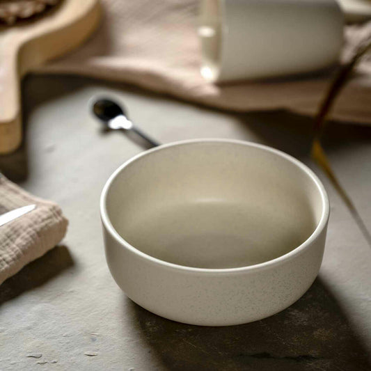 Leonardo Keramikschale ROMA, Schale, Schüssel, Keramik, Creme, 16 cm, 027261
