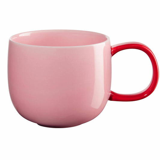 ASA Selection Joy Henkelbecher, Tasse, Kaffeebecher, Teetasse, Porzellan, Strawberry, 400 ml, 16091286