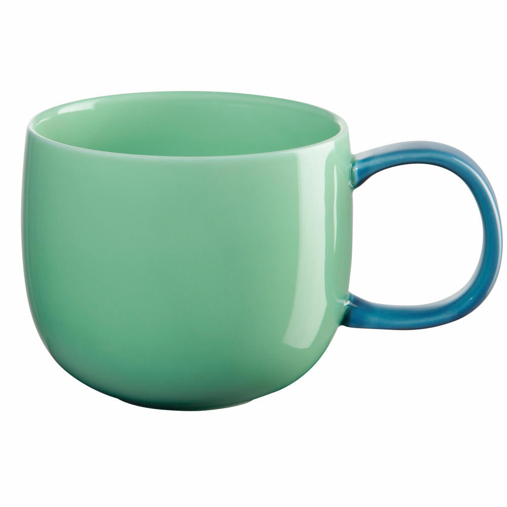 ASA Selection Joy Henkelbecher, Tasse, Kaffeebecher, Teetasse, Porzellan, Blueberry, 400 ml, 16092286