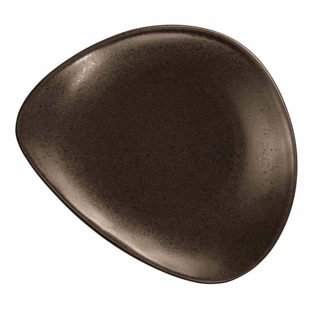 ASA Selection Cuba dessert plate, dessert plate, plate, ceramic, chestnut, brown, 21 cm, 1211422