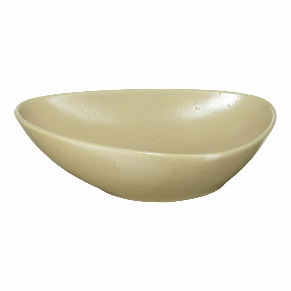 ASA Selection Cuba Panna Salatteller, Salat Teller, Salatschale, Schale, Steinzeug, Grün, 21.5 cm, 1216415