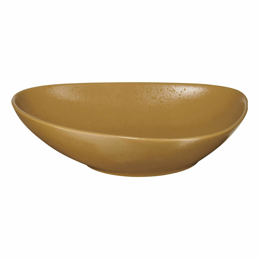 ASA Selection Cuba Ocra Suppen- / Pastateller, Suppenteller, Pasta Teller, Speiseteller, Steinzeug, Gelb, 27 cm, 1220429