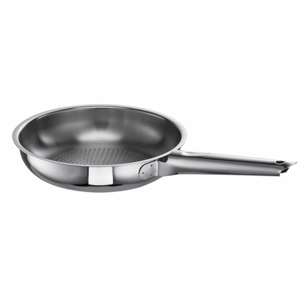 Schulte-Ufer frying pan Romana i, grill pan, serving pan, stainless steel 18/10, 20 cm, 6362-20 i