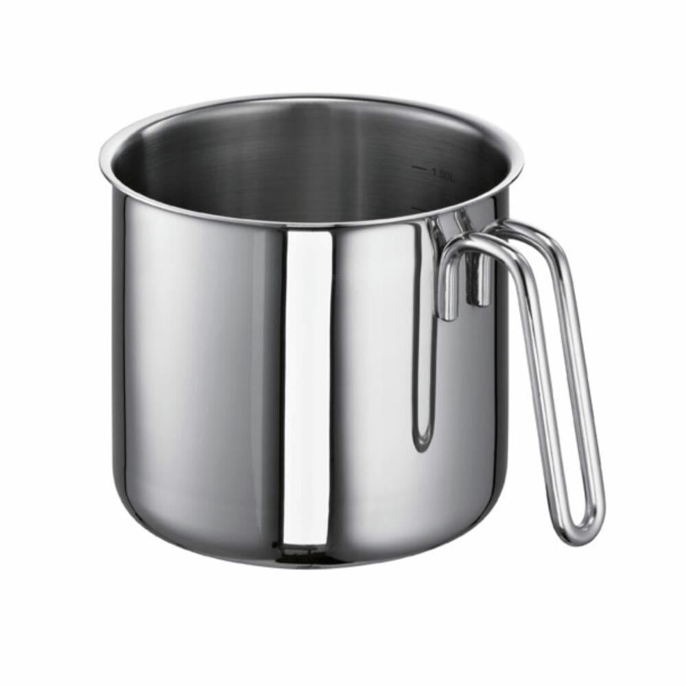 Schulte-Ufer milk pot Romana i, milk cooker, simmer pot, stainless steel 18/10, 14 cm, 1.9 L, 6326-14 i