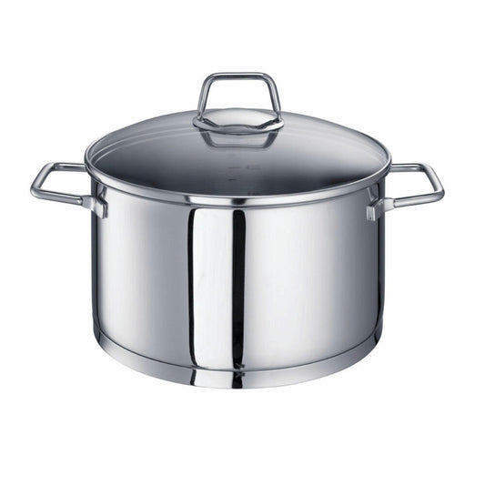Schulte-Ufer meat pot Wega, casserole, cooking pot, stainless steel 18/10, 24 cm, 5.5 L, 64016-24