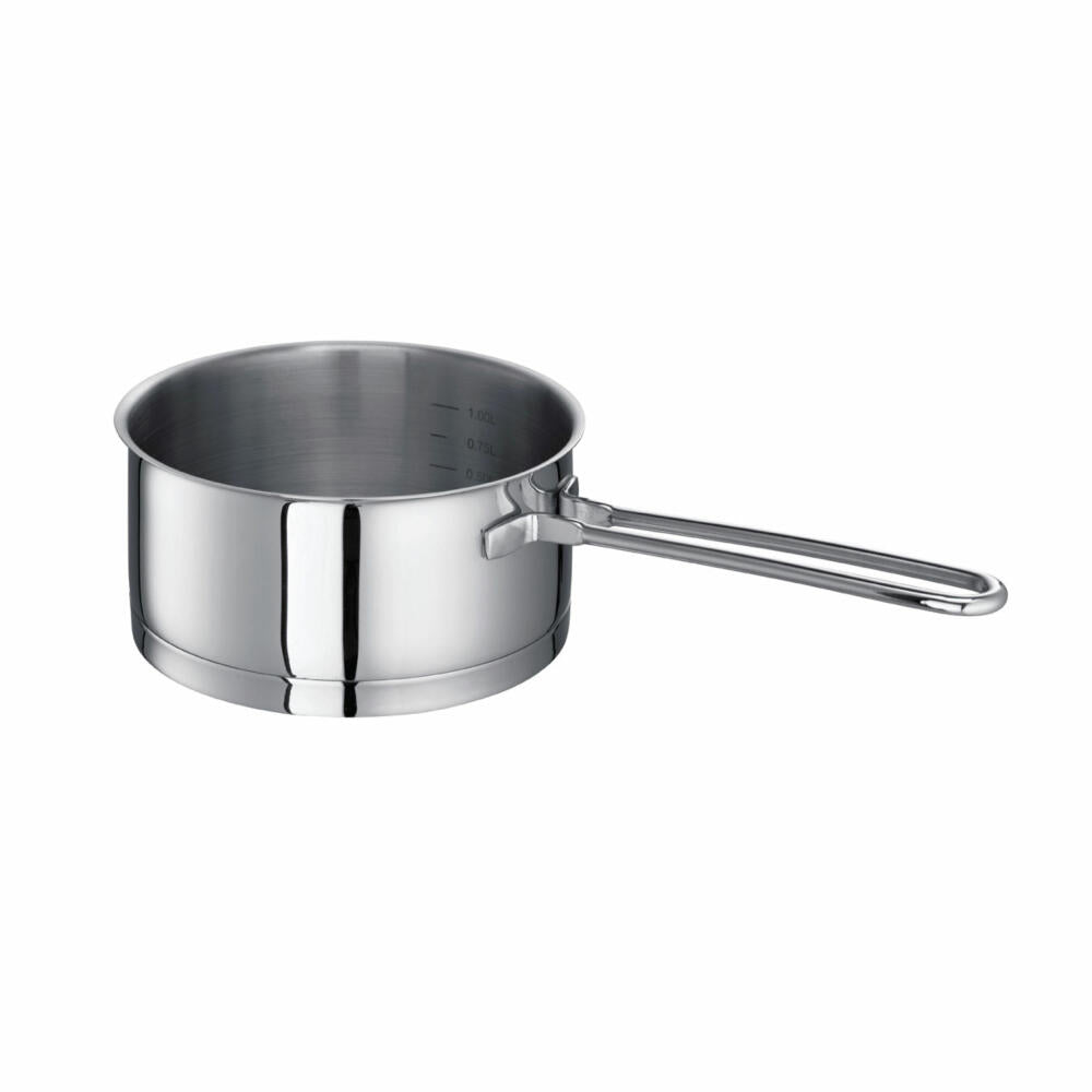 Schulte-Ufer Wega saucepan, saucepan, sauté pan, stainless steel 18/10, 16 cm, 1.4 L, 64026-16