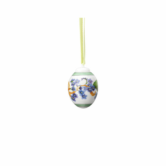 Hutschenreuther Deko-Mini-Ei Frühlingswiese - Vergissmeinnicht, Porzellan, Mehrfarbig, 5.2 cm, 02254-723592-27956