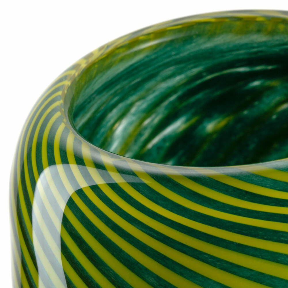 Leonardo Vase Filo Colori, Blumenvase, Dekovase, Tischvase, Glasvase, Glas, Grün, H 9.5 cm, 047512