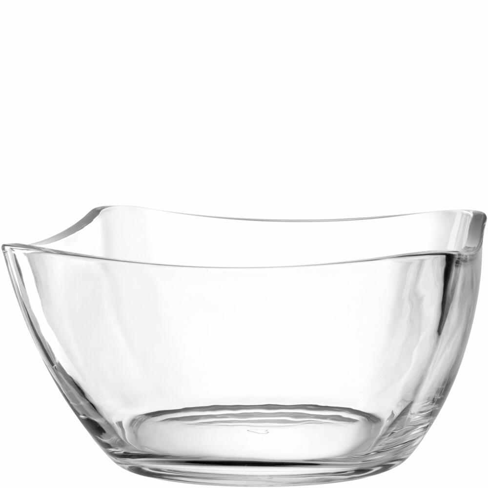 Leonardo Schale Piazza, Schüssel, Desserschale, Snackschale, Salatschüssel, Glas, 23 cm, 024409