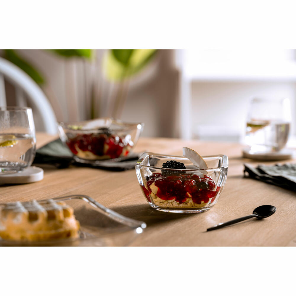 Leonardo Schale Piazza, Schüssel, Desserschale, Snackschale, Salatschale, Glas, 12 cm, 024407