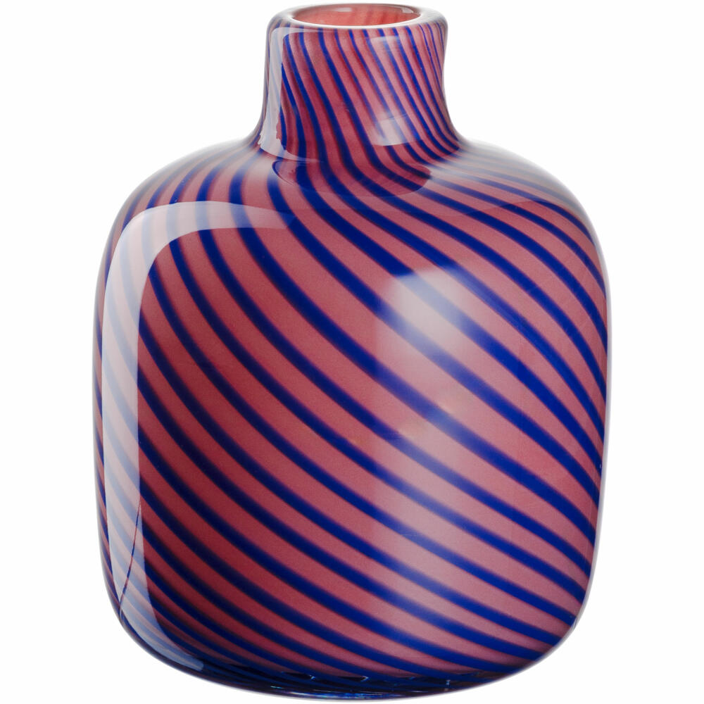 Leonardo Vase Filo Colori, Blumenvase, Dekovase, Tischvase, Glasvase, Glas, Pink, H 16 cm, 047515