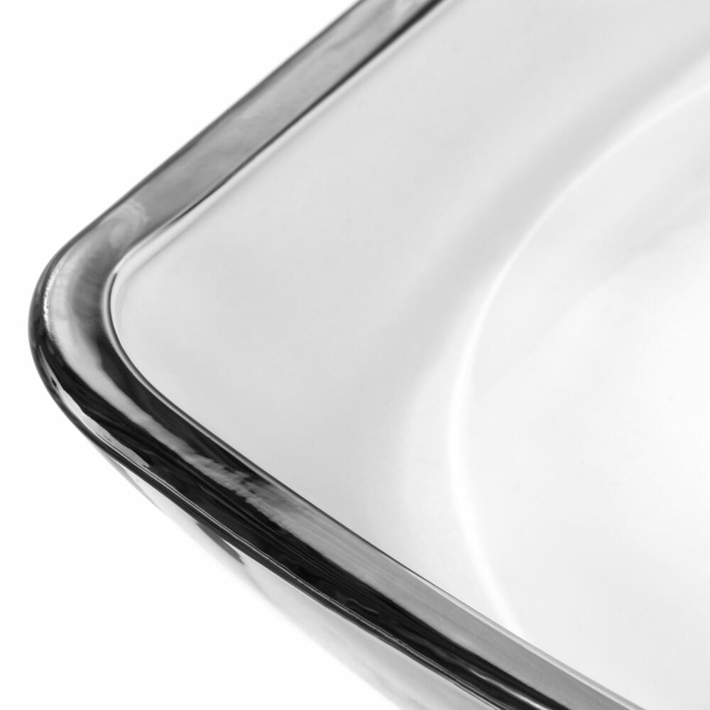 Leonardo Teller Piazza, Snackschale, Desserteller, Salatteller, Glas, 20cm, 024408