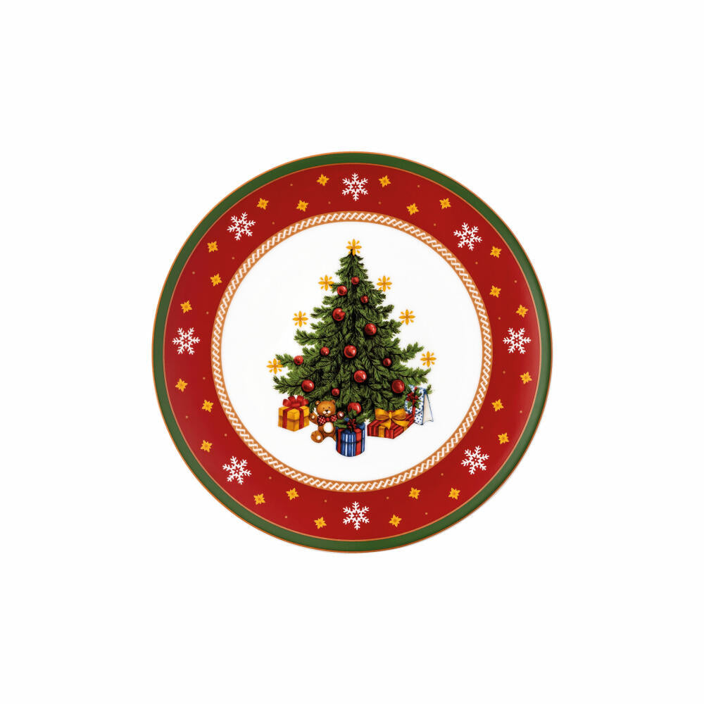 Hutschenreuther Frühstücksteller Happy Wintertime, Porzellan, Mehrfarbig, 22 cm, 02488-727470-10222