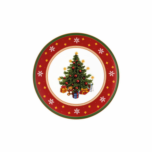 Hutschenreuther Frühstücksteller Happy Wintertime, Porzellan, Mehrfarbig, 22 cm, 02488-727470-10222