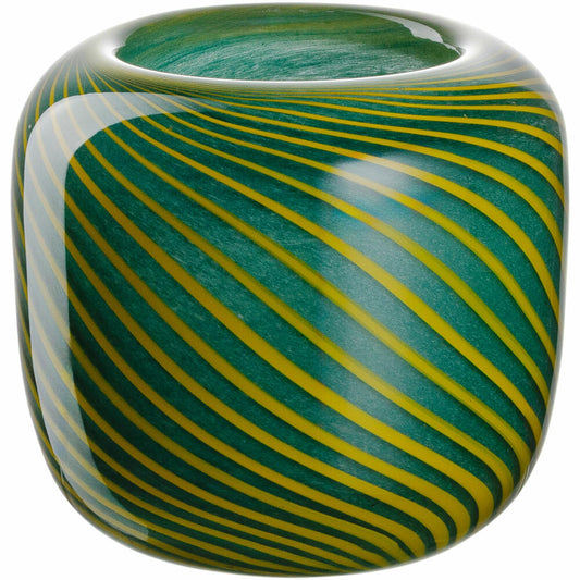 Leonardo Vase Filo Colori, Blumenvase, Dekovase, Tischvase, Glasvase, Glas, Grün, H 9.5 cm, 047512