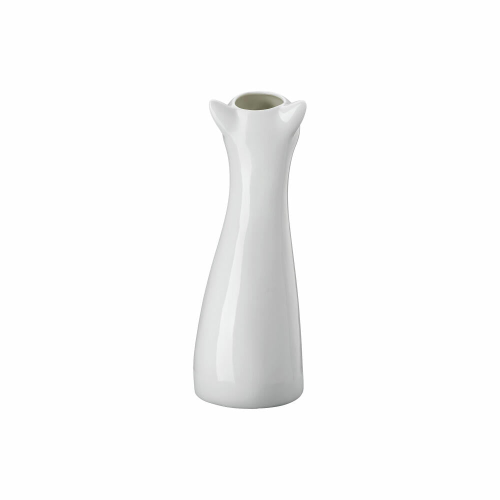 Hutschenreuther Katzen-Vase, Dekovase, Porzellan, Weiß, 20 cm, 02490-800001-26020