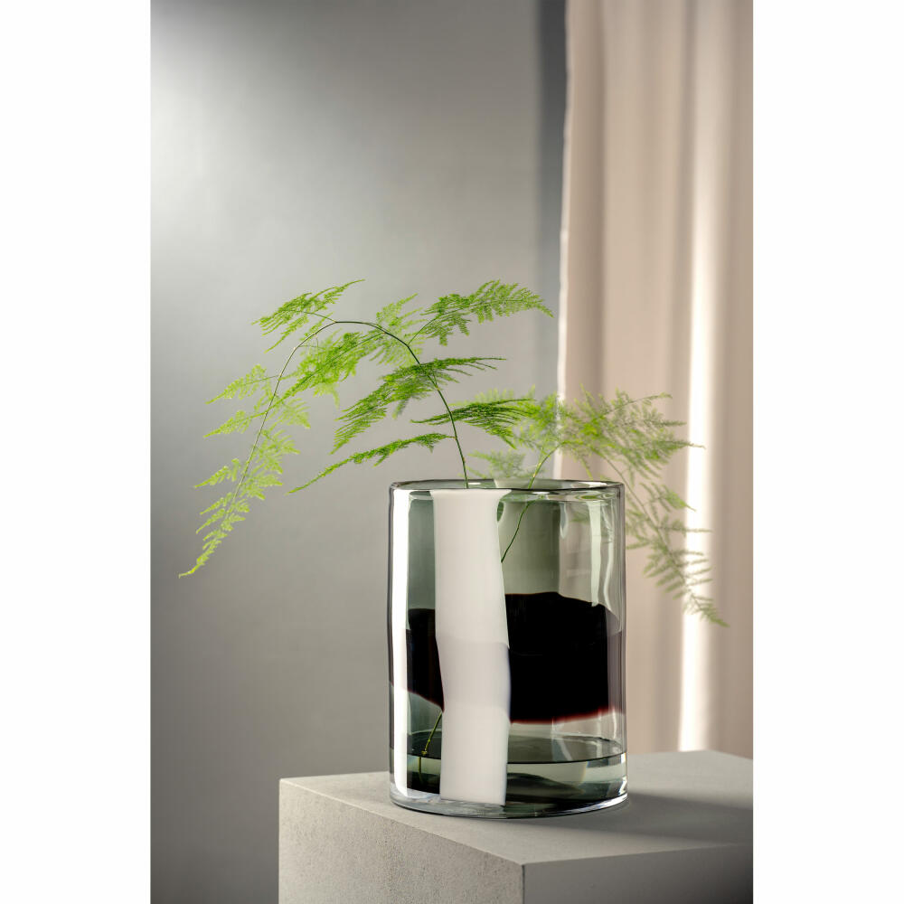 Leonardo Vase Banda Nera, Blumenvase, Dekovase, Glasvase, H 26 cm, 047517