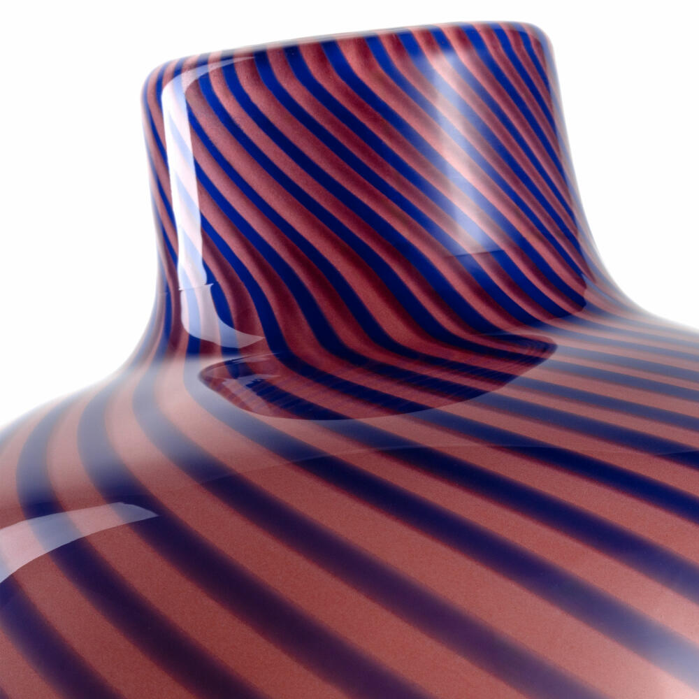 Leonardo Vase Filo Colori, Blumenvase, Dekovase, Tischvase, Glasvase, Glas, Pink, H 16 cm, 047515