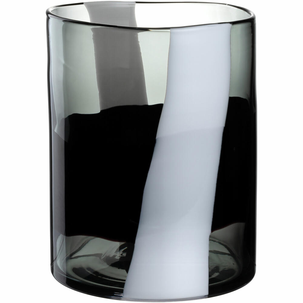 Leonardo Vase Banda Nera, Blumenvase, Dekovase, Glasvase, H 26 cm, 047517