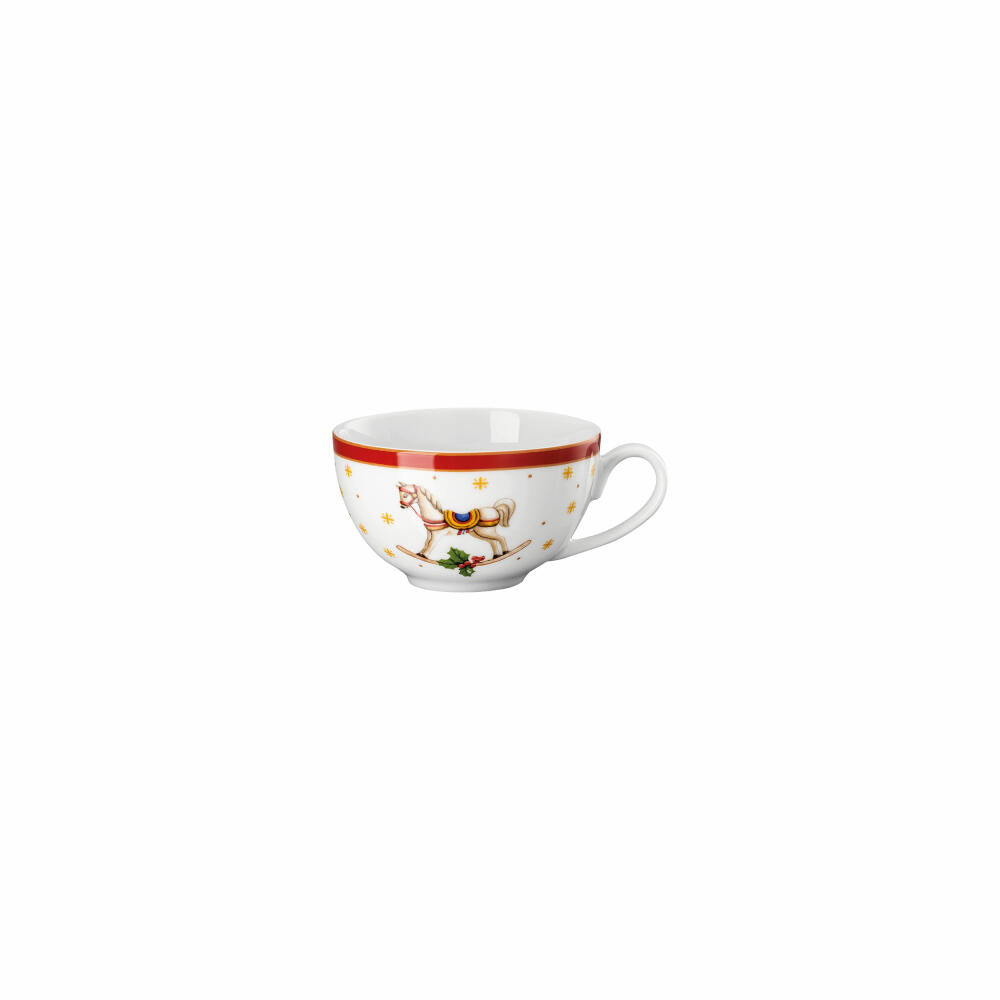 Hutschenreuther Kombi-Obertasse Happy Wintertime, Porzellan, Mehrfarbig, 260 ml, 02488-727470-14772