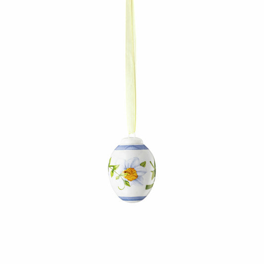 Hutschenreuther Deko-Mini-Ei Frühlingswiese - Narzisse Weiß, Porzellan, Mehrfarbig, 5.2 cm, 02254-723594-27956